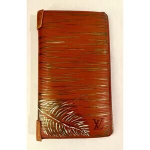 Louis Vuitton Hand Painted Brown Epi Wallet